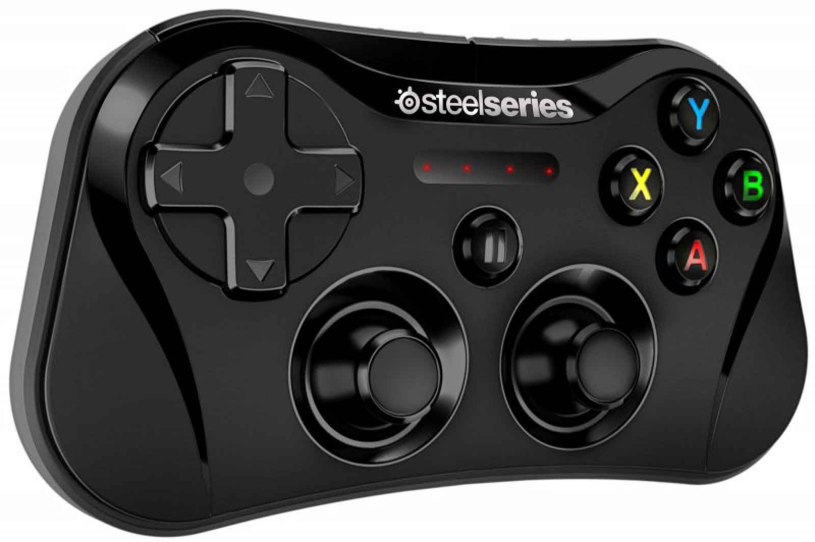 SteelSeries Stratus Pengontrol Mini Nirkabel untuk Bermain Game di iPad dan iPhone